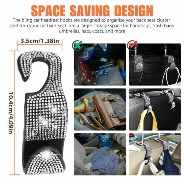 interior decorations 2pcs car seat hook auto coat back universal storage holder bling rhinestones hanger accessories for home
interior decorations 2pcs car seat hook auto coat back universal storage holder bling rhinestones hanger accessories for home