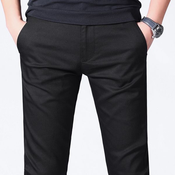 and spring autumn 2021 elastic leisure korean slim pants black net red feet men's business
and spring autumn 2021 elastic leisure korean slim pants black net red feet men's business