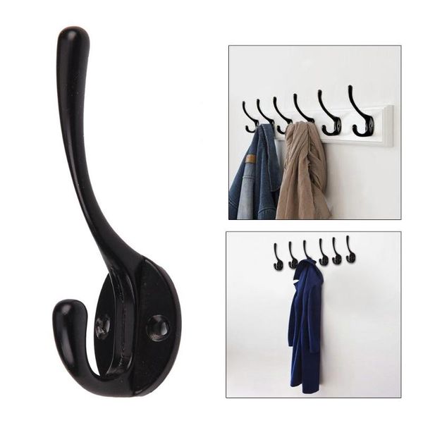 robe hooks 10 pcs black zinc alloy double coat hook classic antique industrial style iron hanger
robe hooks 10 pcs black zinc alloy double coat hook classic antique industrial style iron hanger