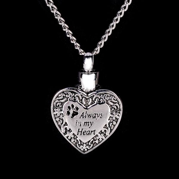 pendant necklaces classic ash necklace mens women carving always in my heart dog cat cremation urn memorial jewelry, Silver
pendant necklaces classic ash necklace mens women carving always in my heart dog cat cremation urn memorial jewelry, Silver