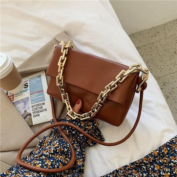 thick chain bag 2021 fashion pu leather women's high capacity shoulder messenger bags
thick chain bag 2021 fashion pu leather women's high capacity shoulder messenger bags
