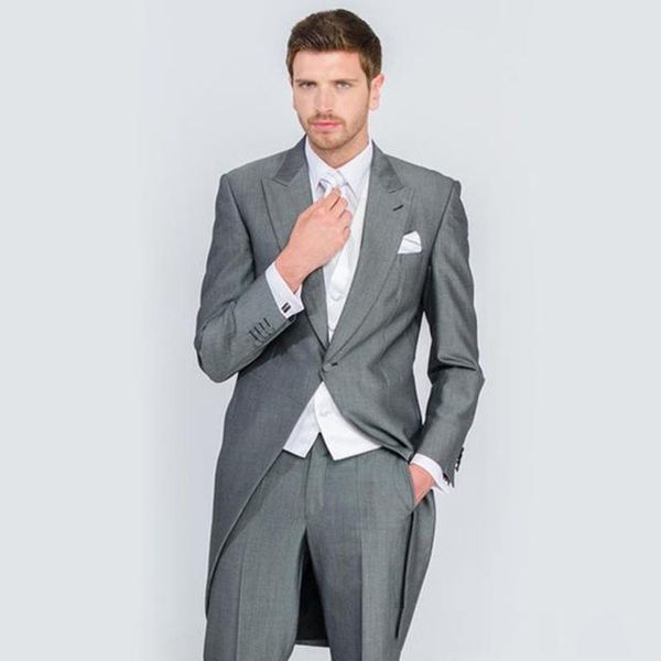 men's suits & blazers (jacket+pants) fashion grey tailcoat 2 piece groom tuexdos for wedding formal prom suit party evening blazer cust, White;black
men's suits & blazers (jacket+pants) fashion grey tailcoat 2 piece groom tuexdos for wedding formal prom suit party evening blazer cust, White;black