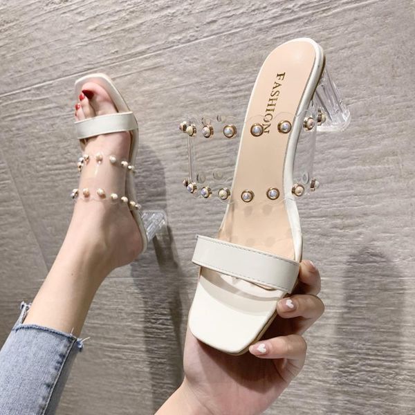 shoes woman 2021 lady string bead transparent slippers pantofle luxury slides square heel heeled mules jelly flip flops girl sum, Black
shoes woman 2021 lady string bead transparent slippers pantofle luxury slides square heel heeled mules jelly flip flops girl sum, Black