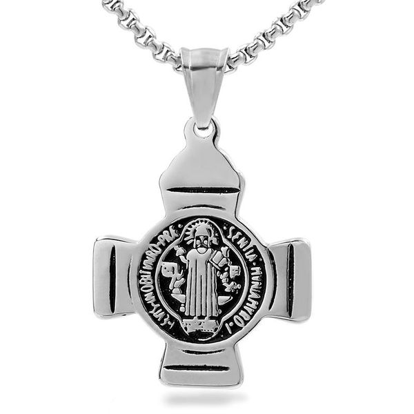 pendant necklaces atgo arrival fashion christ jesus prayer necklace men stainless steel punk cross jewelry bp202, Silver
pendant necklaces atgo arrival fashion christ jesus prayer necklace men stainless steel punk cross jewelry bp202, Silver
