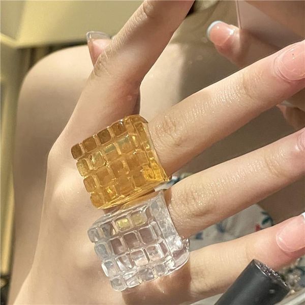wedding rings summer cute jelly transparent square ring for women girl exaggeration white yellow geometric joint finger anillos, Slivery;golden
wedding rings summer cute jelly transparent square ring for women girl exaggeration white yellow geometric joint finger anillos, Slivery;golden