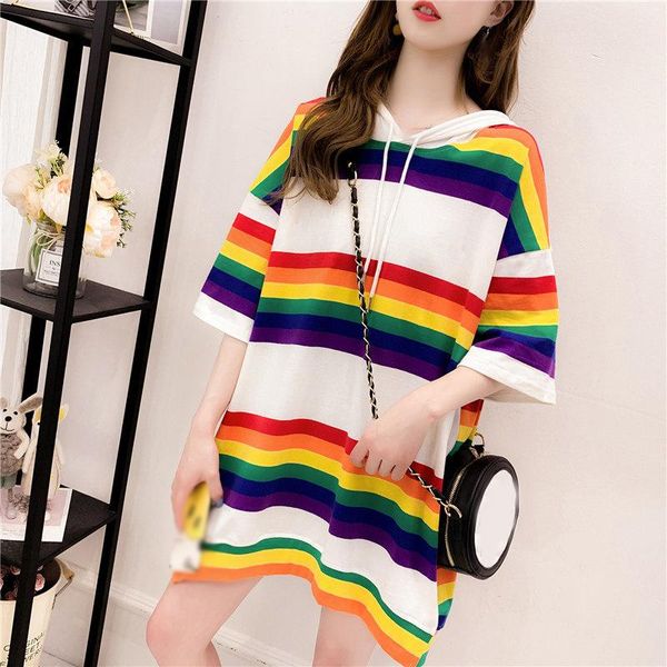 women's hoodies & sweatshirts womens loose rainbow style hoodied shirt long sleeve pullover sweatshirt, Black
women's hoodies & sweatshirts womens loose rainbow style hoodied shirt long sleeve pullover sweatshirt, Black