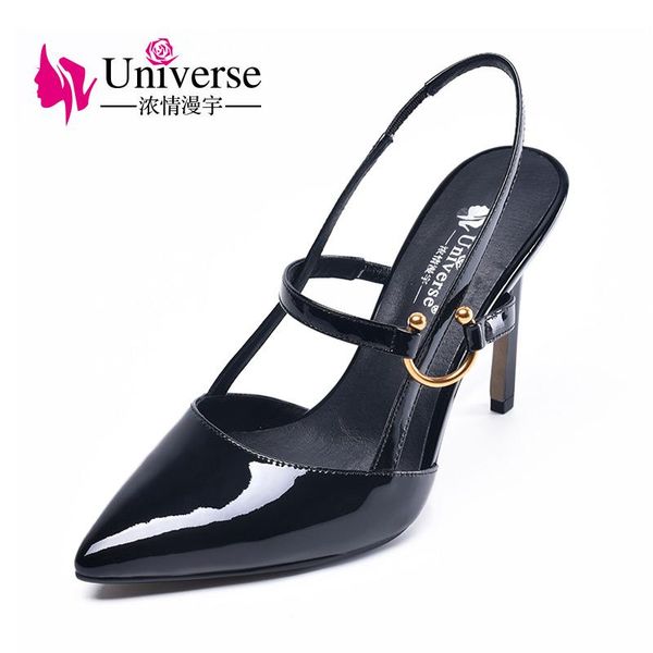 universe cm heel women 'summer shoes patent leather high heels sandals thin pointed toe sandles h070, Black
universe cm heel women 'summer shoes patent leather high heels sandals thin pointed toe sandles h070, Black