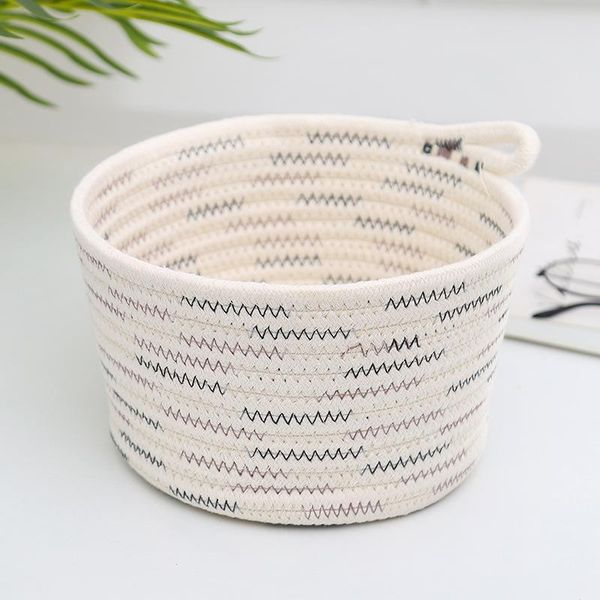 woven style storage basket colorful cotton rope bin organizer for home office small items 18*13*22cm ne bags
woven style storage basket colorful cotton rope bin organizer for home office small items 18*13*22cm ne bags