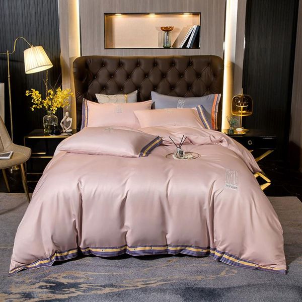 svetanya light pink solid embroidery king size flat sheet duvet cover set rayon satin polyester bedding bedlinens sets
svetanya light pink solid embroidery king size flat sheet duvet cover set rayon satin polyester bedding bedlinens sets