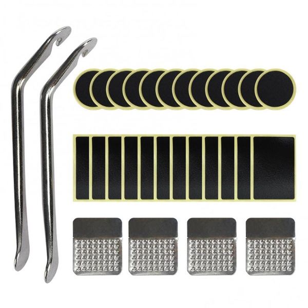 tools 60%bike tire repair kit 24pcs inner tube puncture patches with metal rasps levers for bikes motorcycles electric bicycle
tools 60%bike tire repair kit 24pcs inner tube puncture patches with metal rasps levers for bikes motorcycles electric bicycle