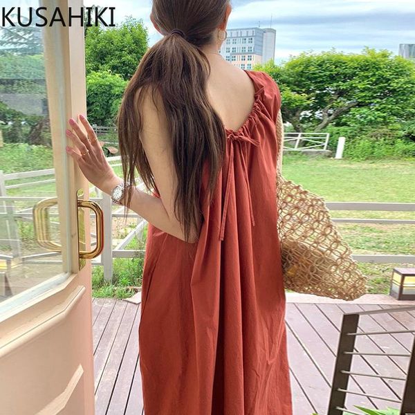 casual dresses nomikuma korean drawstring bow tie backless tank dress causal o-neck sleeveless vestidos 2021 summer sweet 6j856, Black;gray
casual dresses nomikuma korean drawstring bow tie backless tank dress causal o-neck sleeveless vestidos 2021 summer sweet 6j856, Black;gray
