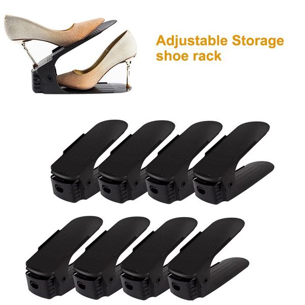 plastic shoe organizer rack set home storage footwear holder shoes living room shoebox stand shelf adjustable clothing & wardrobe
plastic shoe organizer rack set home storage footwear holder shoes living room shoebox stand shelf adjustable clothing & wardrobe