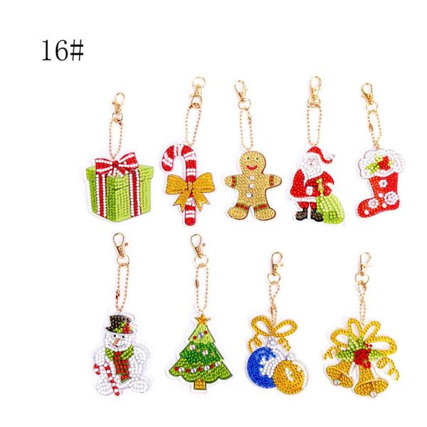 keychains 1set diy christmas diamond painting keychain pendant full drill special shaped embroidery women bag decoration xmas gift, Silver
keychains 1set diy christmas diamond painting keychain pendant full drill special shaped embroidery women bag decoration xmas gift, Silver