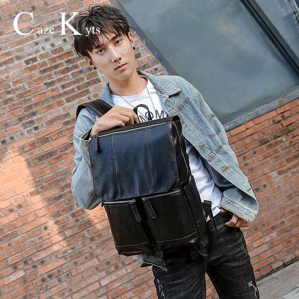 backpack genuine leather men's fashion retro multi-function multi-card travel punk men bags
backpack genuine leather men's fashion retro multi-function multi-card travel punk men bags