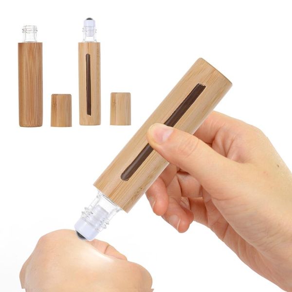 storage bottles & jars 1pc 10ml natural bamboo refillable empty essential oil perfume fragrance scent steel roller ball home travel supplies
storage bottles & jars 1pc 10ml natural bamboo refillable empty essential oil perfume fragrance scent steel roller ball home travel supplies