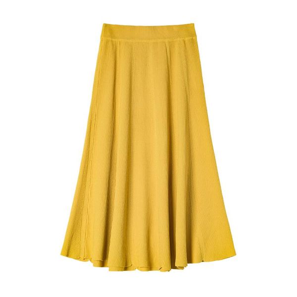 skirts 2021 style lady spring summer skirt women elastic waist ice linen, Black 
skirts 2021 style lady spring summer skirt women elastic waist ice linen, Black