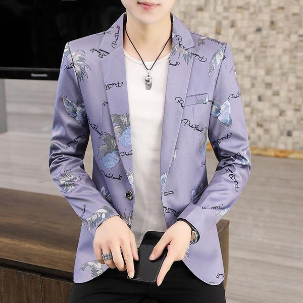 men's suits & blazers korean style casual suit jacket slim fit 2021 spring and autumn trend personality single western, White;black
men's suits & blazers korean style casual suit jacket slim fit 2021 spring and autumn trend personality single western, White;black
