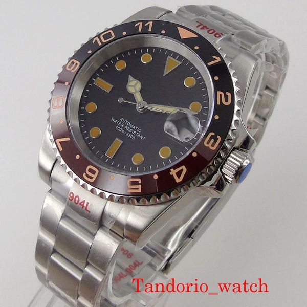 wristwatches bliger brand 40mm black dial nh35 miyota 8215 automatic men watch sapphire crystal date unidirectional bezel oyster bracele, Slivery;brown
wristwatches bliger brand 40mm black dial nh35 miyota 8215 automatic men watch sapphire crystal date unidirectional bezel oyster bracele, Slivery;brown