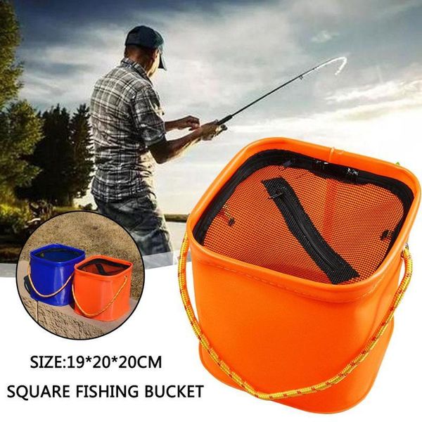 fishing accessories 1pcs foldable eva water bucket with rope belt outdoor collapsible bag carp tackle box camping
fishing accessories 1pcs foldable eva water bucket with rope belt outdoor collapsible bag carp tackle box camping