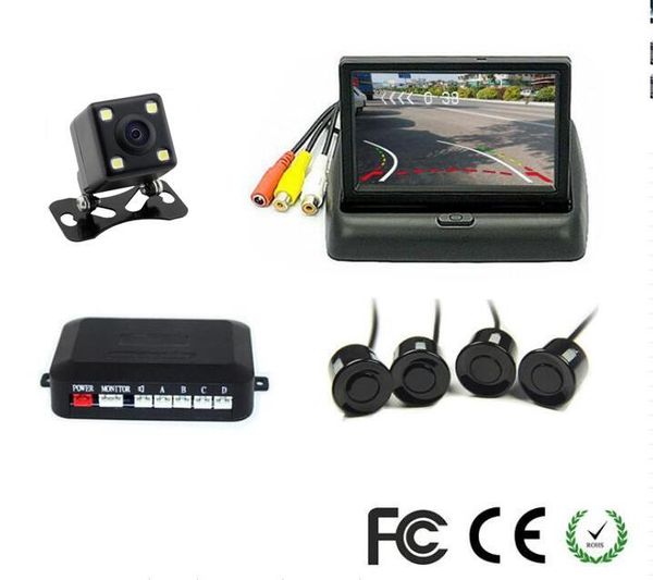 car rear view cameras& parking sensors wireless video radar 4 kit 4.3inch monitor + led camera assistance
car rear view cameras& parking sensors wireless video radar 4 kit 4.3inch monitor + led camera assistance