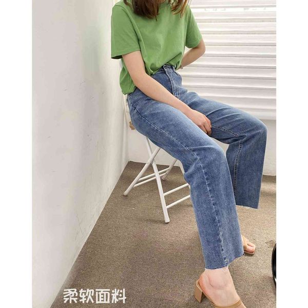 women's jeans yuyi 2021 summer korean edition store manager recommends elastic high waist wash straight pants street jeans women, Blue
women's jeans yuyi 2021 summer korean edition store manager recommends elastic high waist wash straight pants street jeans women, Blue
