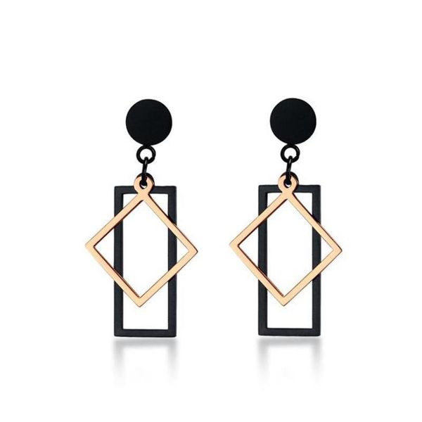stud 36mm stainless steel hollowed-out geometry earrings for women black&rose gold plating fashion jewelry gifts, Golden;silver
stud 36mm stainless steel hollowed-out geometry earrings for women black&rose gold plating fashion jewelry gifts, Golden;silver