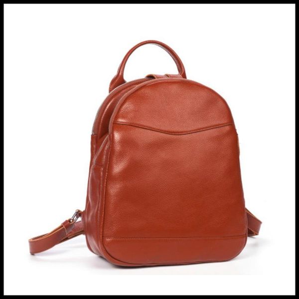 backpack natural cowhide soft leather lichee pattern solid color multi-function shoulder zipper bag for women
backpack natural cowhide soft leather lichee pattern solid color multi-function shoulder zipper bag for women