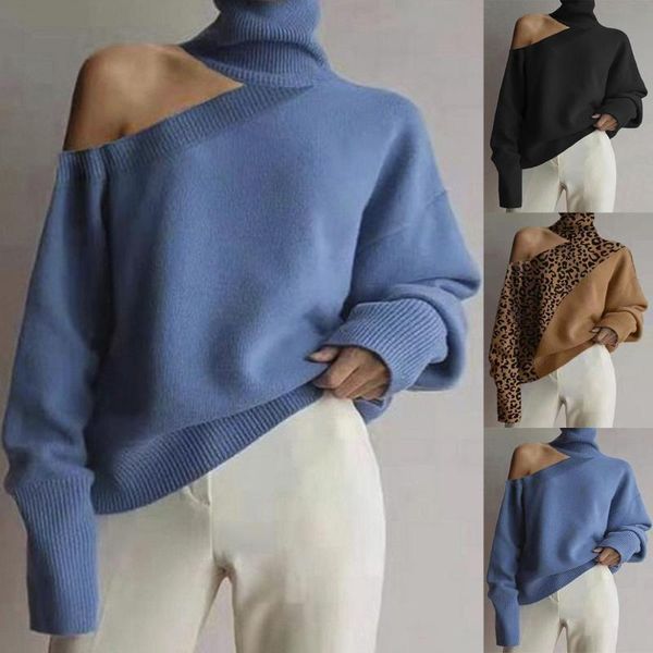 women's sweaters 2021 casual solid loose sweater bare shoulders knitted pullovers winter oversized top, White;black
women's sweaters 2021 casual solid loose sweater bare shoulders knitted pullovers winter oversized top, White;black