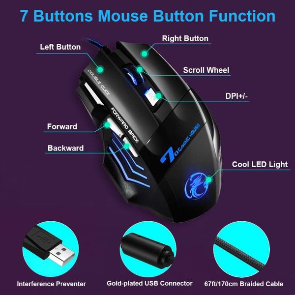mice 2021 ergonomic wired gaming mouse 7 button led usb computer gamer x7 silent mause with backlight for pc laptop
mice 2021 ergonomic wired gaming mouse 7 button led usb computer gamer x7 silent mause with backlight for pc laptop