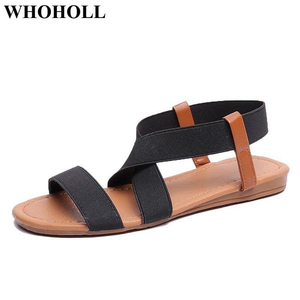 large size shoes women sandals for summer peep toe slip-on flat slippers roma stylish female beach soft anti-skid design, Black
large size shoes women sandals for summer peep toe slip-on flat slippers roma stylish female beach soft anti-skid design, Black