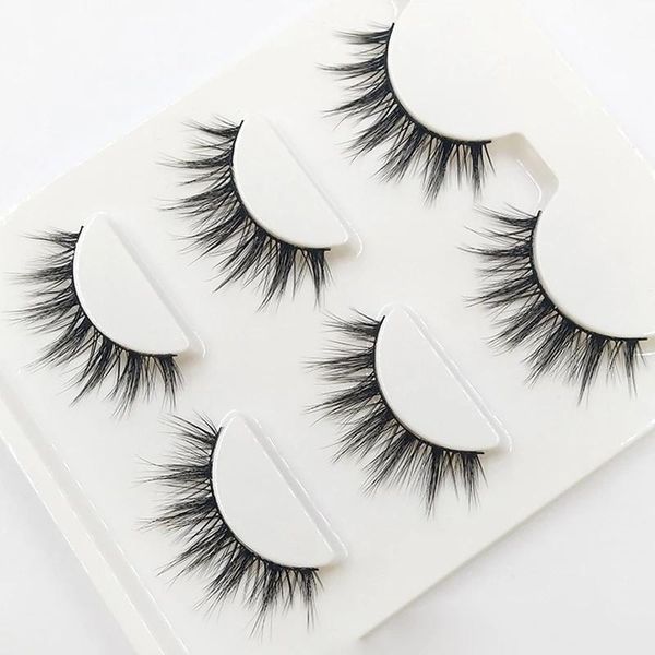 false eyelashes cilios postiço natural tapered black terrier fashion makeup fake cross messy soft 3d eye lashes
false eyelashes cilios postiço natural tapered black terrier fashion makeup fake cross messy soft 3d eye lashes