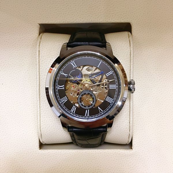 2021 new style mulberry mechanical automatic men's watch rose gold leather casual fashion sports version, Slivery;brown
2021 new style mulberry mechanical automatic men's watch rose gold leather casual fashion sports version, Slivery;brown