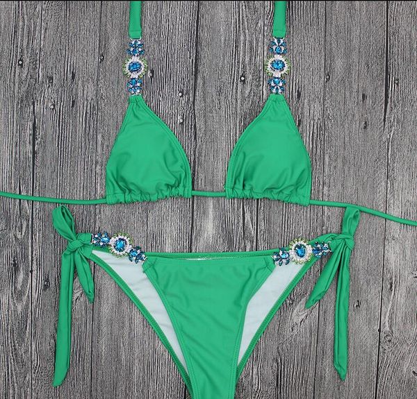 one-piece suits women crystal bikini set push up padded swimwear bandage halter swimsuit floral print bathing suit low waist beachwear
one-piece suits women crystal bikini set push up padded swimwear bandage halter swimsuit floral print bathing suit low waist beachwear