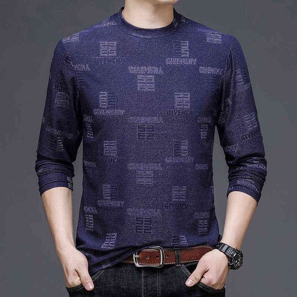 spring and autumn long sleeve round neck jacquard sweater loose casual trend t-shirt men's bottomed shirt, White;black
spring and autumn long sleeve round neck jacquard sweater loose casual trend t-shirt men's bottomed shirt, White;black