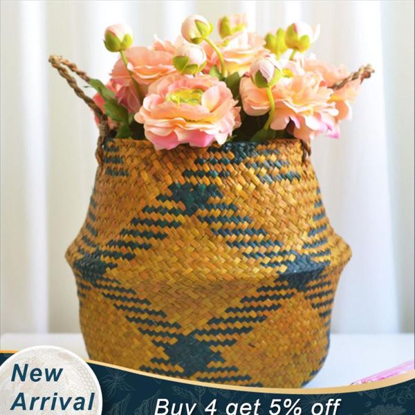maceta tejida plegable de algas seagrass wicker basket flower pot folding dirty storage decoration fleur planters & pots
maceta tejida plegable de algas seagrass wicker basket flower pot folding dirty storage decoration fleur planters & pots