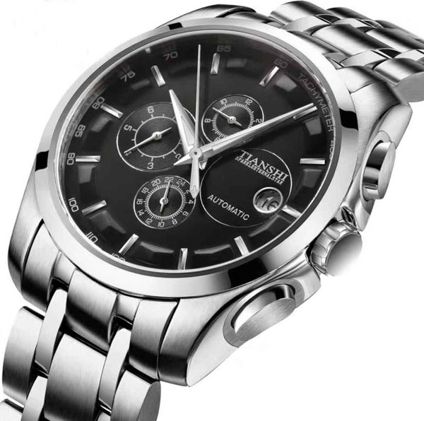 Men's watch, simple, automatic movement, large dial, steel strap, alloy case, reinforced glass, fashion, elegance, romance, night light,, Slivery;brown
Men's watch, simple, automatic movement, large dial, steel strap, alloy case, reinforced glass, fashion, elegance, romance, night light,, Slivery;brown