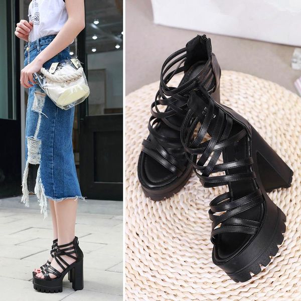 dress shoes ymechic summer platform sandals high block heels party punk gladiator women narrow band ladies woman 2021, Black
dress shoes ymechic summer platform sandals high block heels party punk gladiator women narrow band ladies woman 2021, Black