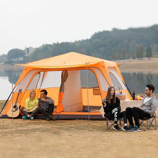 8-12 person tent automatic one-bedroom one-living-room family rainproof multi-person camping double layer waterproof tents and shelters
8-12 person tent automatic one-bedroom one-living-room family rainproof multi-person camping double layer waterproof tents and shelters