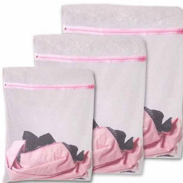 size zippered mesh laundry wash bags foldable lingerie bra socks underwear washing machine clothes protection net
size zippered mesh laundry wash bags foldable lingerie bra socks underwear washing machine clothes protection net