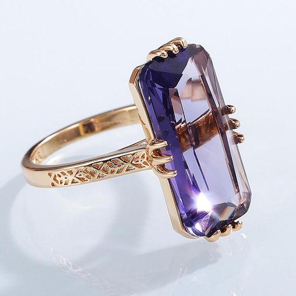 cluster rings moonrocy rose gold color crystal purple geometry party ring for women girls gift drop jewelry wholesale, Golden;silver
cluster rings moonrocy rose gold color crystal purple geometry party ring for women girls gift drop jewelry wholesale, Golden;silver