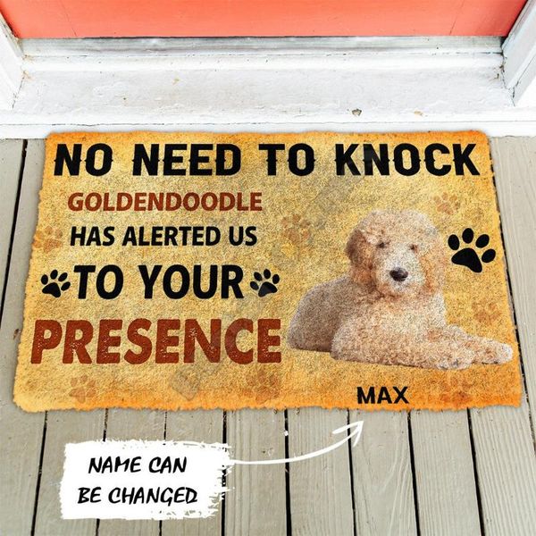 carpets 3d no need to knock goldendoodle dog custom name doormat indoor non slip door floor mats decor porch
carpets 3d no need to knock goldendoodle dog custom name doormat indoor non slip door floor mats decor porch