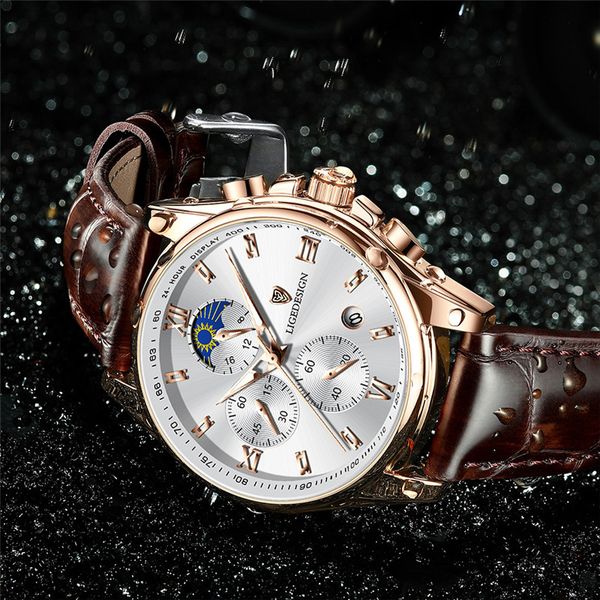2021 new lige men watches fashion casual leather sport wrist watch men brand luxury waterproof chronograph male date clock, Silver
2021 new lige men watches fashion casual leather sport wrist watch men brand luxury waterproof chronograph male date clock, Silver
