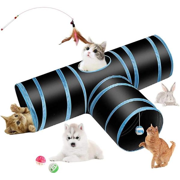 cat toys pet tunnel tube toy 3 way collapsible indoor kitty bored peek hole extensible play tent interactive maze house puppy
cat toys pet tunnel tube toy 3 way collapsible indoor kitty bored peek hole extensible play tent interactive maze house puppy