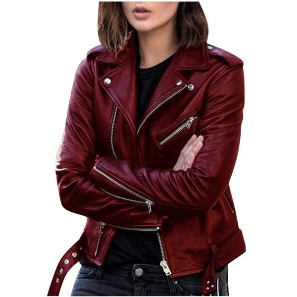 women's leather & faux jacket women 2021 spring autumn plus size 5xl europe america black wine red blue fashion short pu coat gh595
women's leather & faux jacket women 2021 spring autumn plus size 5xl europe america black wine red blue fashion short pu coat gh595
