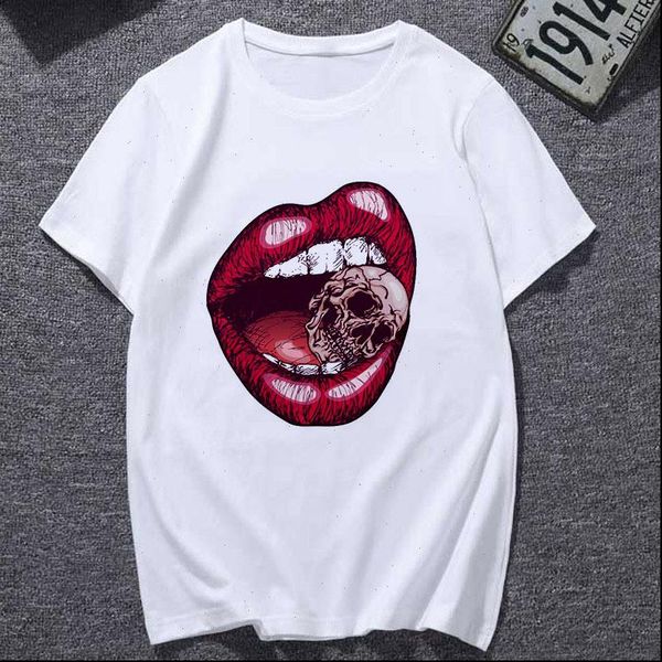 womens t shirt horror skull print summer harajuku white casual street clothing female top
womens t shirt horror skull print summer harajuku white casual street clothing female top