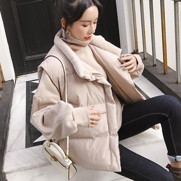 vests cotton female winter black and white down bread suit loose coat stand collar short thickened cotton vt, Black;white
vests cotton female winter black and white down bread suit loose coat stand collar short thickened cotton vt, Black;white