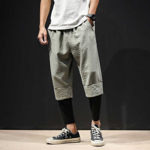 men's pants ankle-length sweatpants streetwear spring autumn hip hop casual korean oversize joggers trouers 76ep, Black
men's pants ankle-length sweatpants streetwear spring autumn hip hop casual korean oversize joggers trouers 76ep, Black