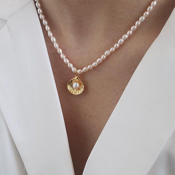 chokers timeless wonder glam natural pearl geo shell necklace women jewelry aesthetic ins trendy r party rare goth emo 5618, Golden;silver
chokers timeless wonder glam natural pearl geo shell necklace women jewelry aesthetic ins trendy r party rare goth emo 5618, Golden;silver