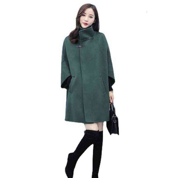 2021 women's wear spring and autumn winter large medium long woolen coat waistcoat cloak, Black
2021 women's wear spring and autumn winter large medium long woolen coat waistcoat cloak, Black