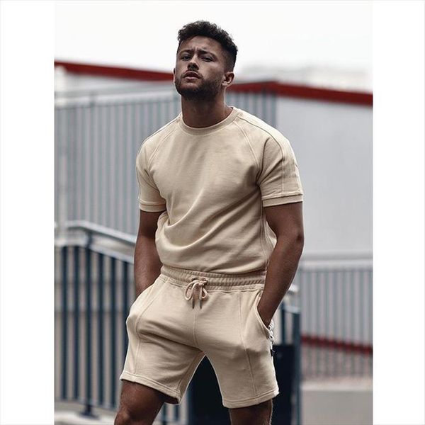 short sleeve t shorts sport men tracksuit suits sportswear male summer 2 piece set casual clothes jogging, Gray
short sleeve t shorts sport men tracksuit suits sportswear male summer 2 piece set casual clothes jogging, Gray